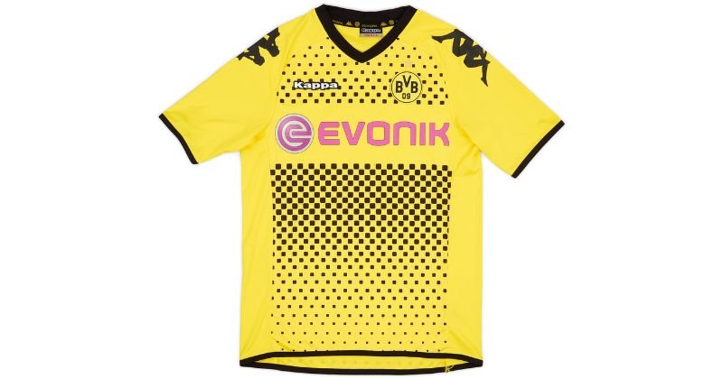 borussia dortmund 2011-12 in yellow with black dot pattern